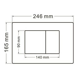 Комплект подвесной унитаз ABBER Bequem AC1100T белый с инсталляцией AC0105 и кнопкой AC0120MB черный матовый