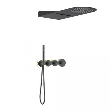 Душевая система Timo Saona SX-2350/03SM скрытого монтажа, черный	