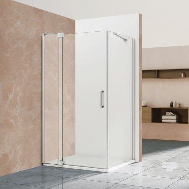 Душевой уголок Extra VSR-1E111210CL, 1100/1200*1000, хром, стекло прозрачное	