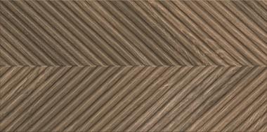 Плитка Ceramika Paradyz Афтенун Б коричневая структурная ректификат 29,8x59,8 (1,43)