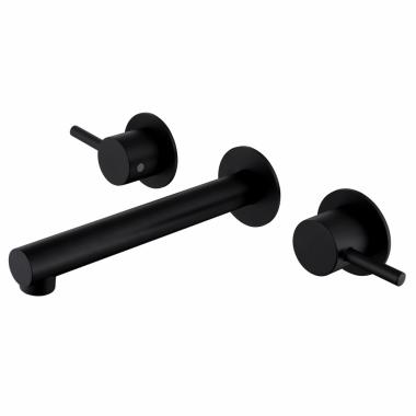 Смеситель ABBER Emotion AF88121B скрытого монтажа для раковины, черный матовый	