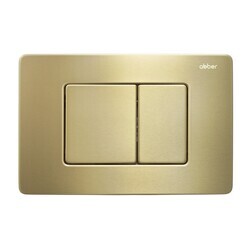 Комплект подвесной унитаз ABBER Bequem AC1100T белый с инсталляцией AC0105 и кнопкой AC0120MMG золото матовое