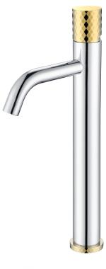 Смеситель STICK для умыв. выс. CHROME DIAMOND GOLD_Комплект	