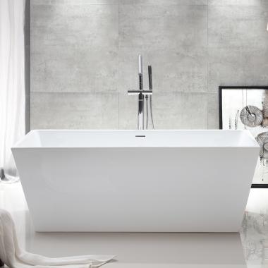 Акриловая ванна ABBER AB9224-1.5 белая	