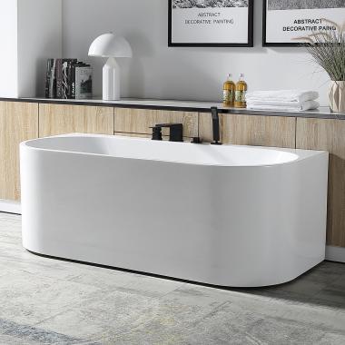 Акриловая ванна ABBER AB9310 белая	