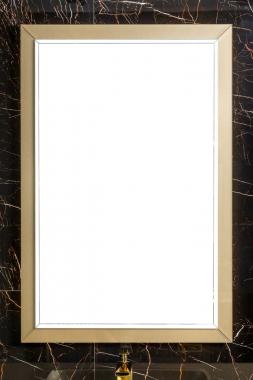 Зеркало Dolce Светлое золото 105x70см	