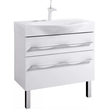 Мебель для ванной тумба Aqwella Milan белая Mil.01.08/2n/W	