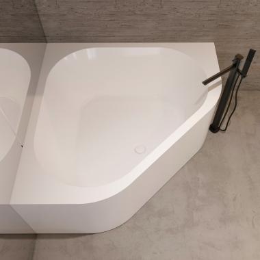 Акриловая ванна ABBER AB9507-1.3 белая	