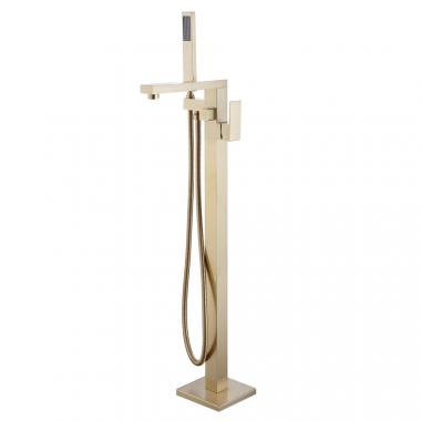 Смеситель ABBER Daheim AF8215G напольный, золото матовое	