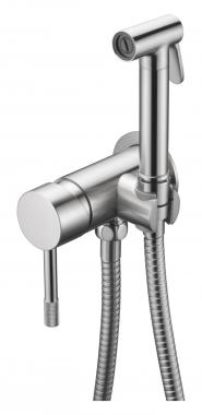 Смеситель гигиенический, Uno. Nickel Brush	