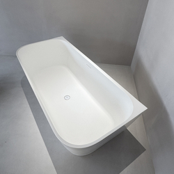 Ванна из искусственного камня ABBER Stein AS9682 белая матовая