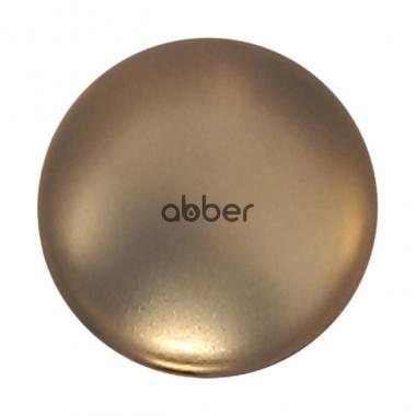 Накладка на слив для раковины ABBER AC0014MMG золото матовое, керамика	