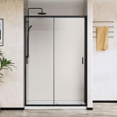 Душевая дверь City VDS-5CT120CLB, 1200, черный, стекло прозрачное Vincea VDS-5CT120CLB	