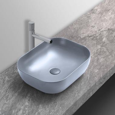 Раковина керамическая Vincea VBS-101MO, 505*405*140, накладная, цвет океан матовый	