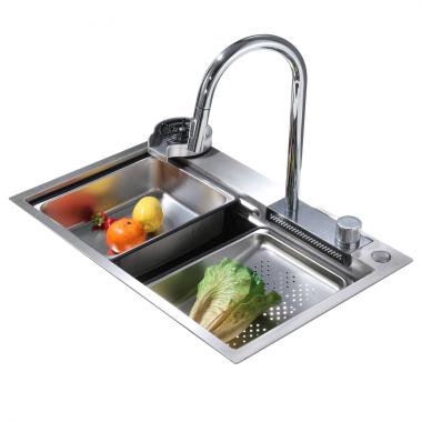 Кухонная мойка ABBER Wasser Kreis AF2194 хром	