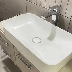 Раковина накладная ABBER Rechteck AC2204 белая