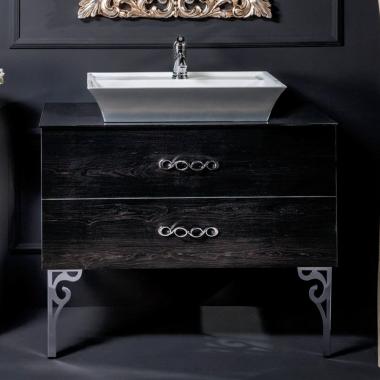 Мебель для ванной тумба Neo Art Black Wood 110x48см (831-110-BW)	