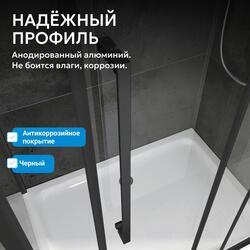 Душевая дверь ABBER Schwarzer Diamant AG30170BH