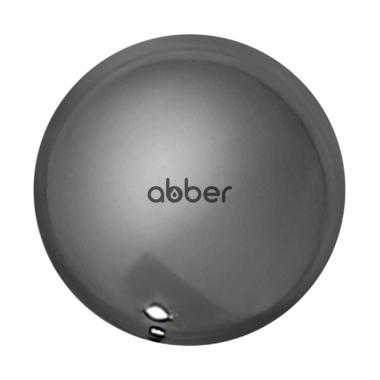 Накладка на слив для раковины ABBER AC0014GS серебро, керамика	