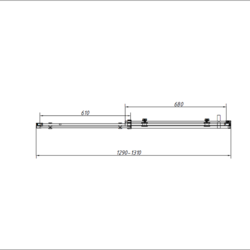 Душевой уголок Como-N VSR-4CN8013CL, 1300*800, хром, стекло прозрачное