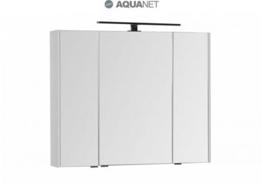  Зеркальный шкаф Aquanet Латина 90 белое 179605	