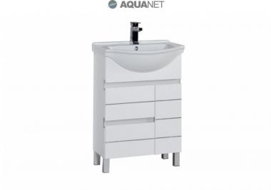 Мебель для ванной тумба Aquanet Доминика 60 белая 171684	