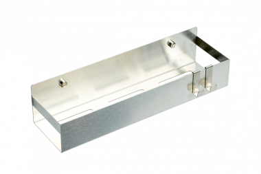 Полка подвесная + 2 крючка NIKEL BRUSH	