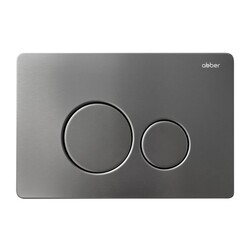 Комплект подвесной унитаз ABBER Rechteck AC1201MB черный матовый с инсталляцией AC0105 и кнопкой AC0121NG никель