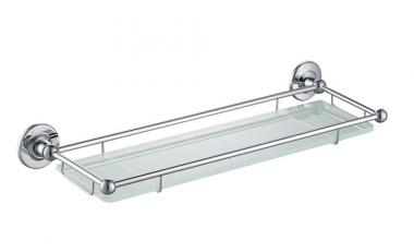 Полка в ванну стеклянная Timo Nelson 150072/00 chrome	