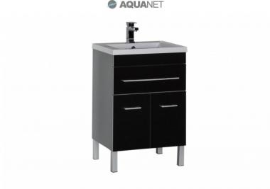 Мебель для ванной тумба Aquanet Верона 58 черная 182705	