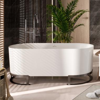 Акриловая ванна ABBER AB9510 белая	