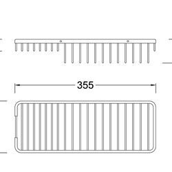 Полка Timo Nelson 150079/00 chrome