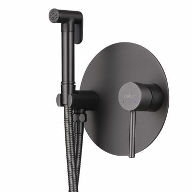 Смеситель ABBER Emotion AF8826NG с гигиеническим душем, никель	