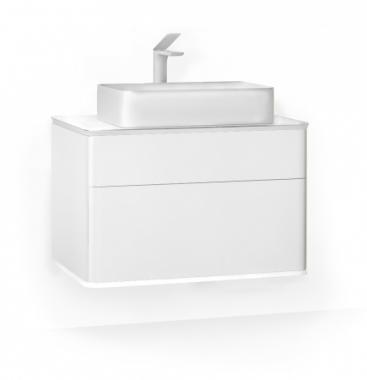 Мебель для ванной тумба Jorno Pastel 80 подвесная (белый жемчуг) (Pas.01.82/P/W)	