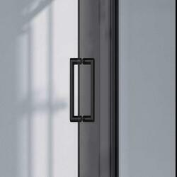 Душевая дверь Como-N VDS-4CN140CGB, 1400, черный, стекло тонированное