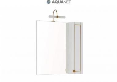  Зеркало Aquanet Честер 75 белое патина золото 186090	