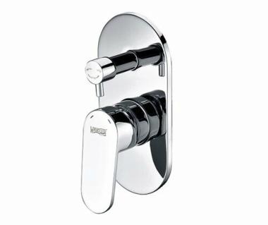 Однорычажный смеситель для ванны, для душа Wasserkraft Donau 5300 5341	