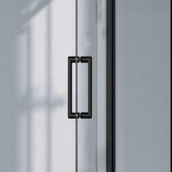 Душевой уголок Como-N VSR-4CN8016CLB, 1600*800, черный, стекло прозрачное