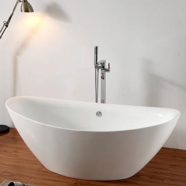 Акриловая ванна ABBER AB9248 белая	