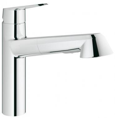 Однорычажный смеситель для кухни Grohe Eurodisc Cosmopolitan 32257002	