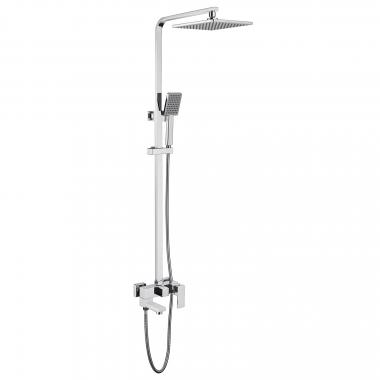 Душевая стойка ABBER Daheim AF8216 с изливом, хром	