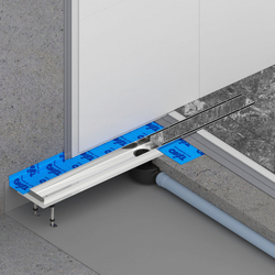 Душевой лоток TIMO Drain System 800 с двусторонней панелью plate под плитку, сатин