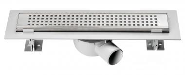 Душевой лоток SAY OPTIMA 601.80.P.PITI, 80 см, хром	