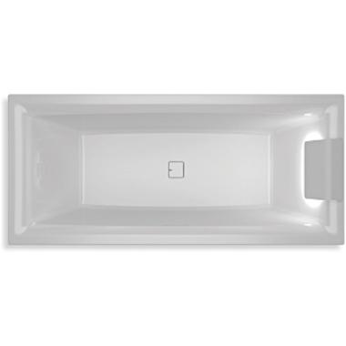 Отдельно стоящая ванна Riho Still square + светодиоды и подголовник с размещением справа 170x75	