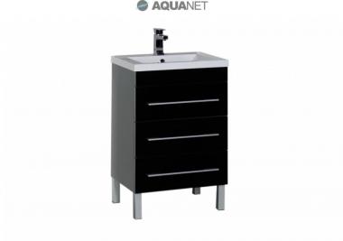 Мебель для ванной тумба Aquanet Верона 58 черная 178475	