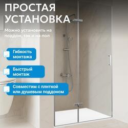 Душевая дверь ABBER Zart AG08070P