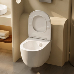 Комплект подвесной унитаз ABBER Bequem AC1100T белый с инсталляцией AC0105 и кнопкой AC0121 хром