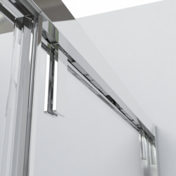 Душевой уголок Lugano VSR-1L1014CL-1, 1400*1000, хром, стекло прозрачное