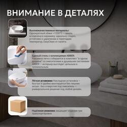 Раковина накладная ABBER Bequem AC2107MW белая матовая