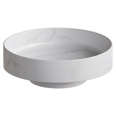Раковина накладная Corian 400*130 Calacatta	
